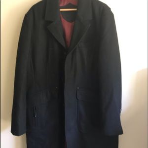 NWOT men’s wool blend coat